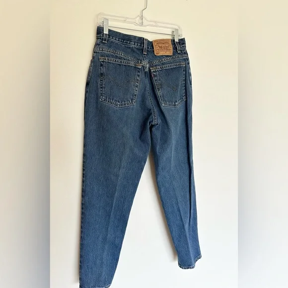 Levis Vintage‎ 90s Paper Tag Jeans Tapered Leg Relaxed Fit Size 12 Runs Small - Picture 12 of 13